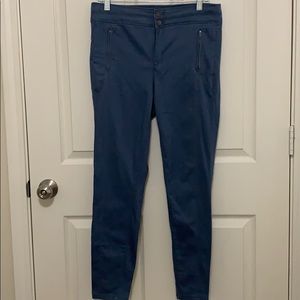 LOFT High waist sateen pant